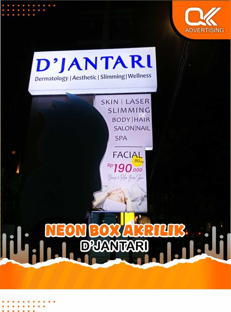 D'JANTARI-NEONBOX AKRILIK